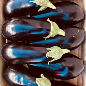 Aubergine noire (env. 500g)